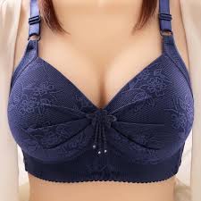 আরামদায়ক নীল সুতির ব্রা: Wire-Free and Natural Style - Image 3