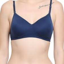 আরামদায়ক নীল সুতির ব্রা: Wire-Free and Natural Style - Image 5